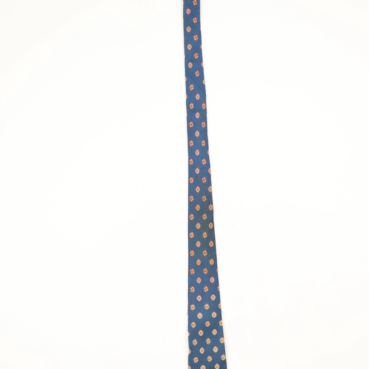 Damage of Vintage 1990's Yves Saint Laurent Geometric Patterned Tie