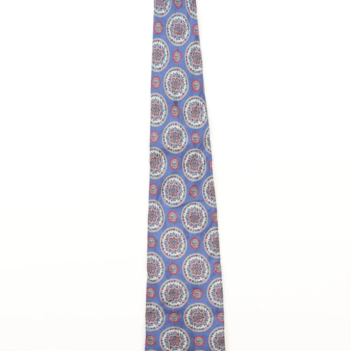 Damage Detail of Vintage Stafford Geometric Patterned Tie