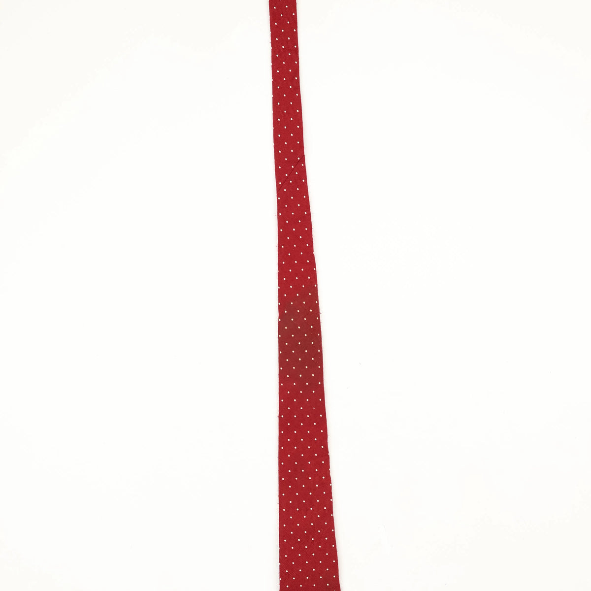 Damage of Vintage 1990's Yves Saint Laurent Polka Dot Patterned Tie