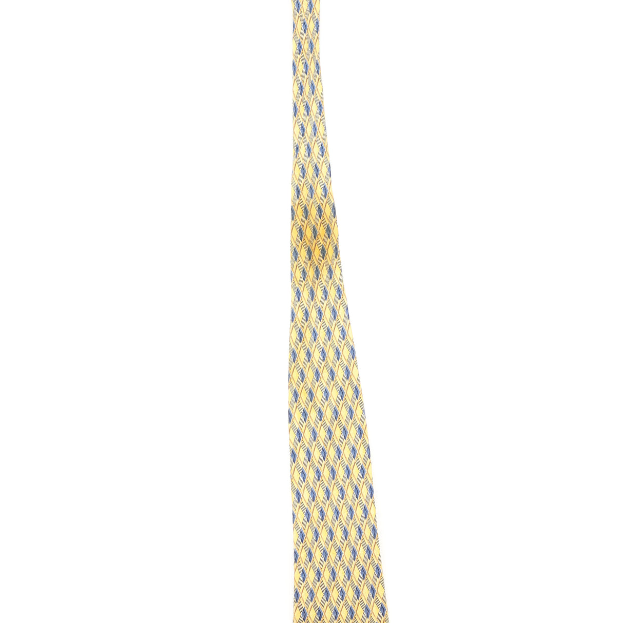Damage of Vintage 1990's Stafford Diamonds Geometric Patterned Tie