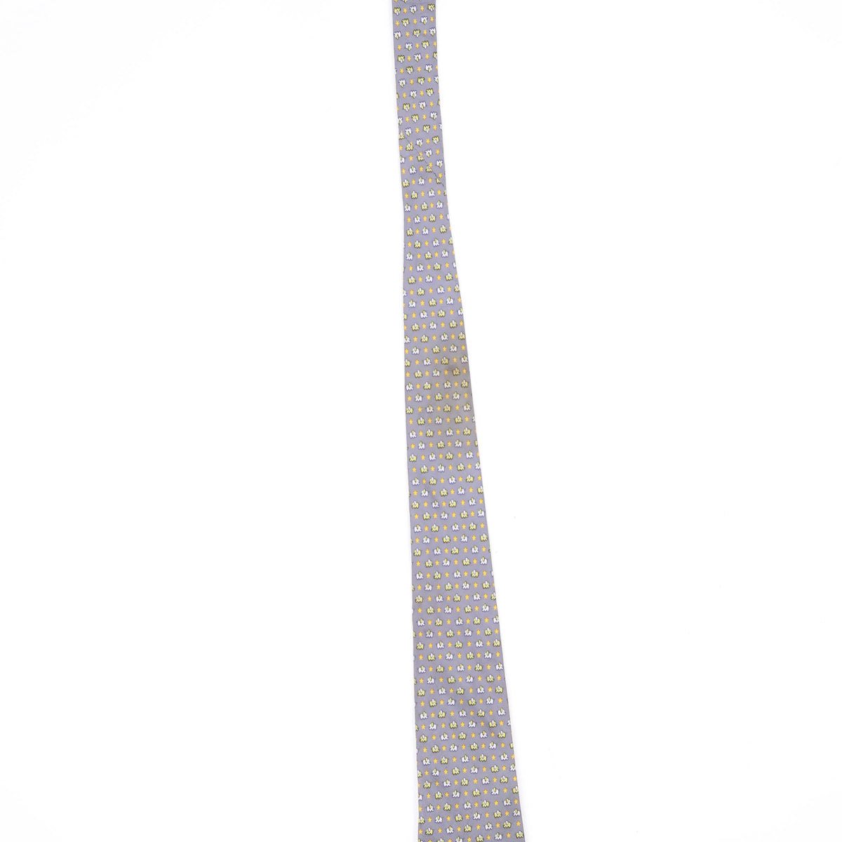 Damage of Vintage 1990's Salvatore Ferragamo Elephant Geometric Patterned Tie
