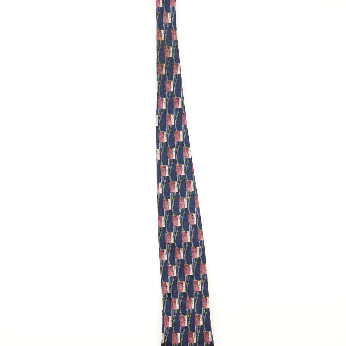 Damage of Vintage 1990's Pierre Cardin Geometric Patterned Tie