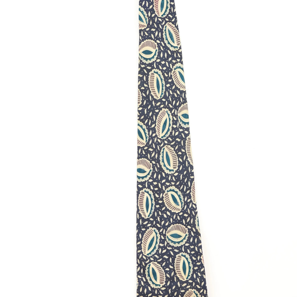 Damage Detail of Vintage 1990's J.T. Beckett Geometric Patterned Tie