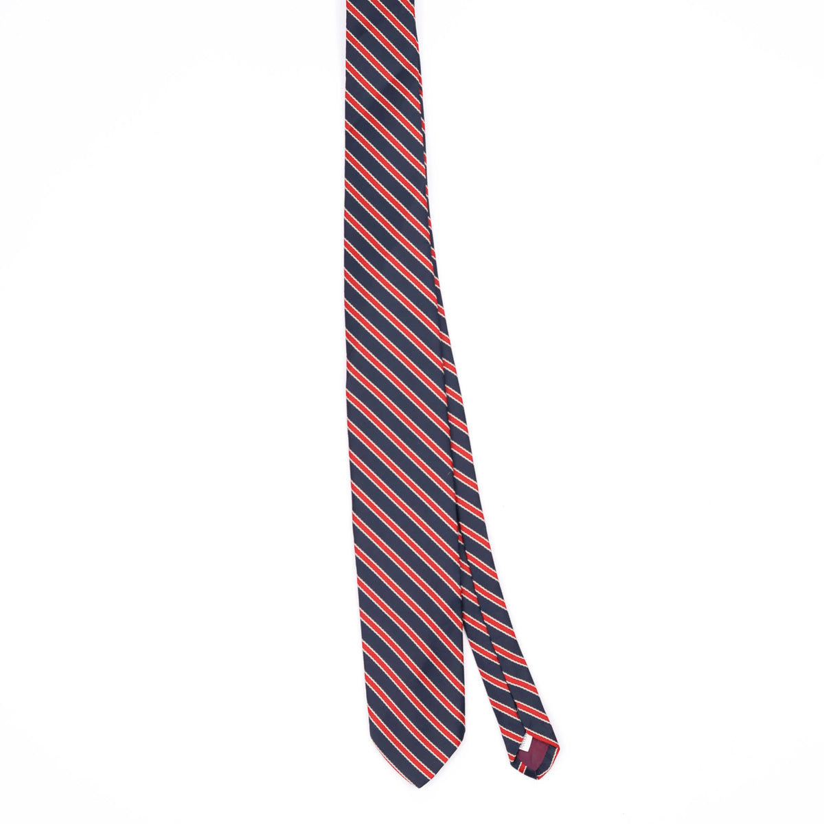 Front Front of Vintage 1990's Striped Patterned Tie