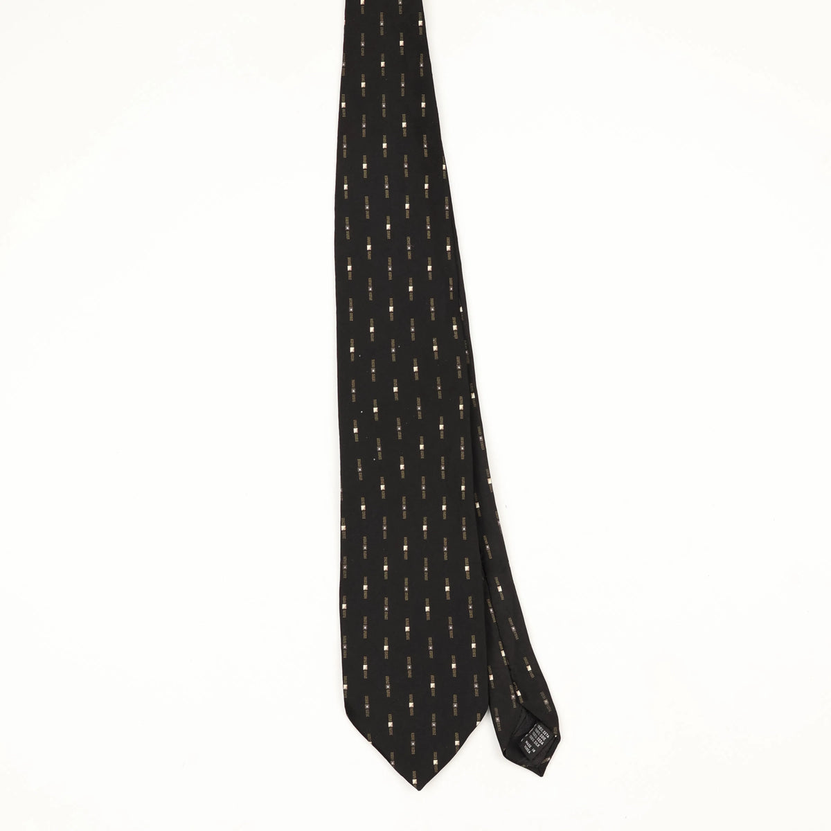 Front Front of Vintage 1990's Geometric Patterned Tie