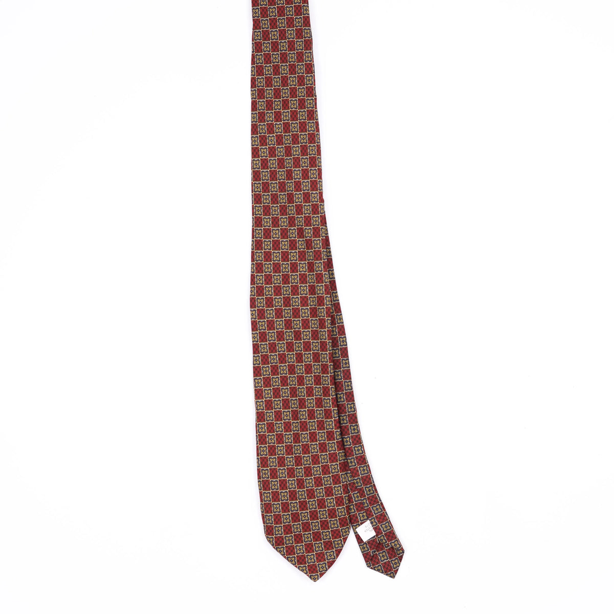 Front Front of Vintage 1990's Geometric Patterned Tie