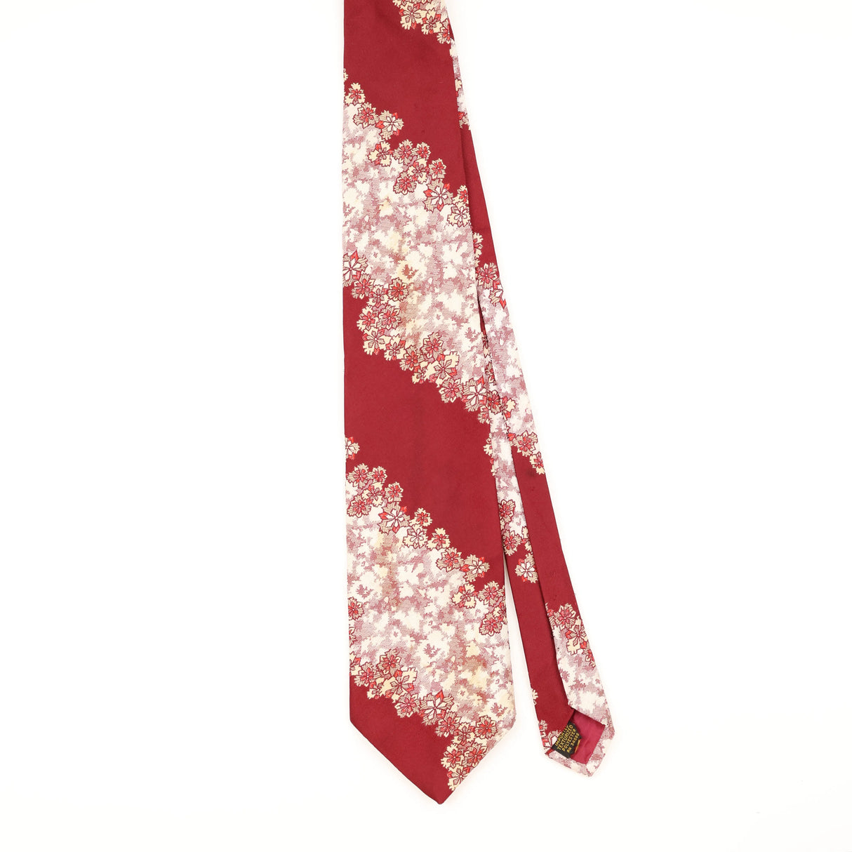 Front of Vintage 1980's Abstract Patterned Tie