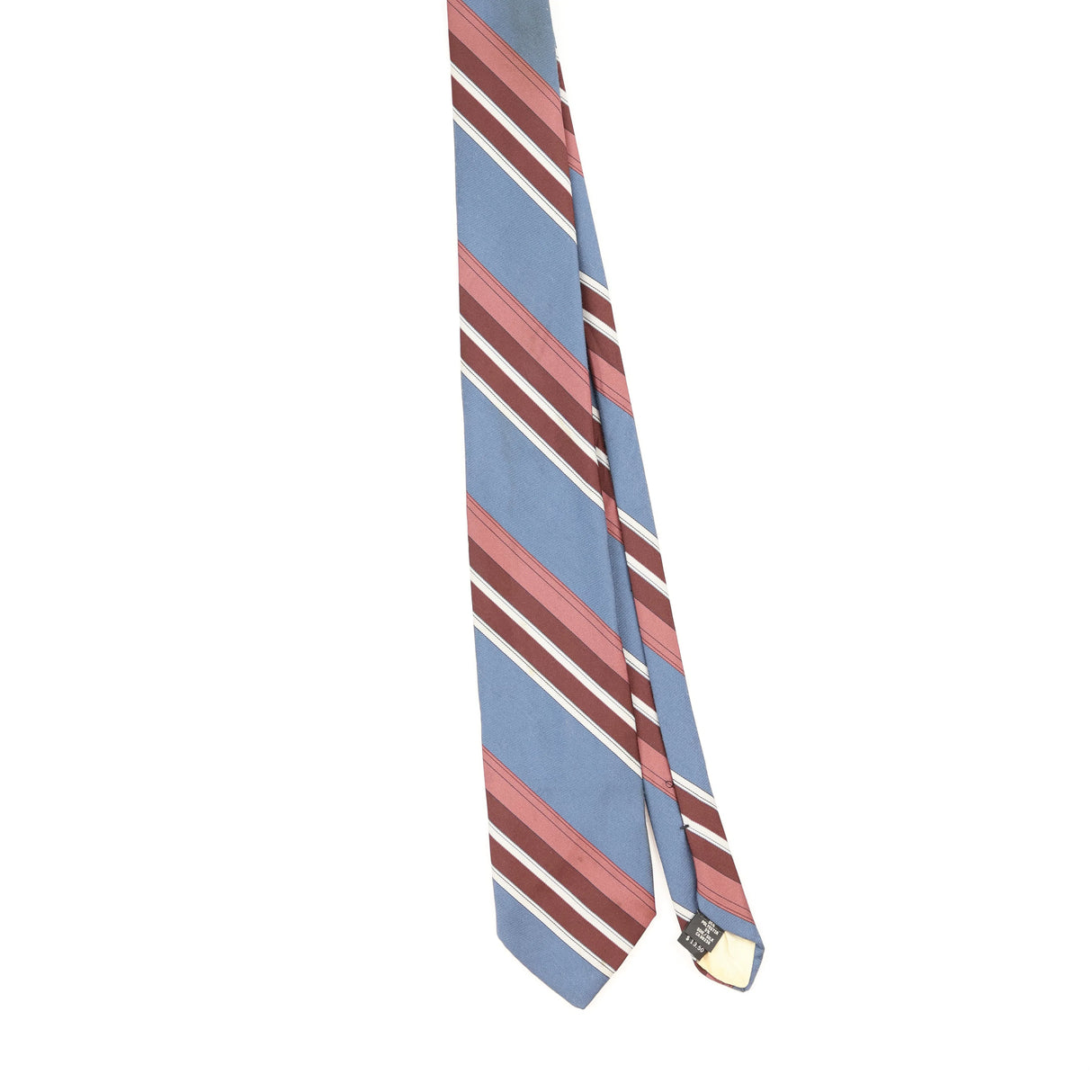 Front of Vintage 1980's Pierre Cardin Striped Patterned Tie