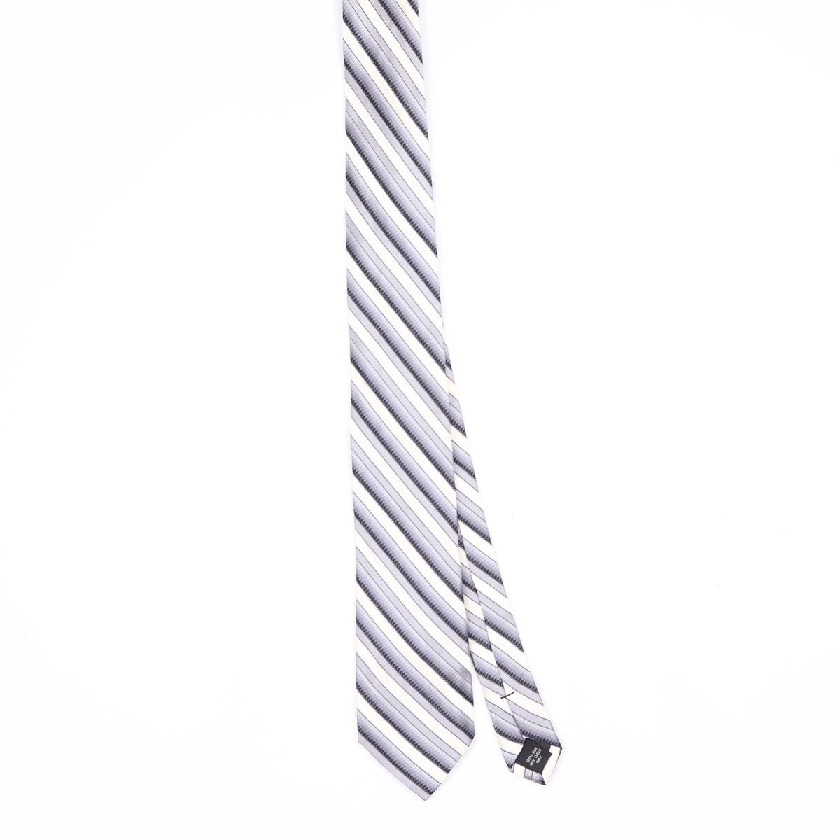 Front Front of Vintage Pierre Cardin Striped Patterned Tie