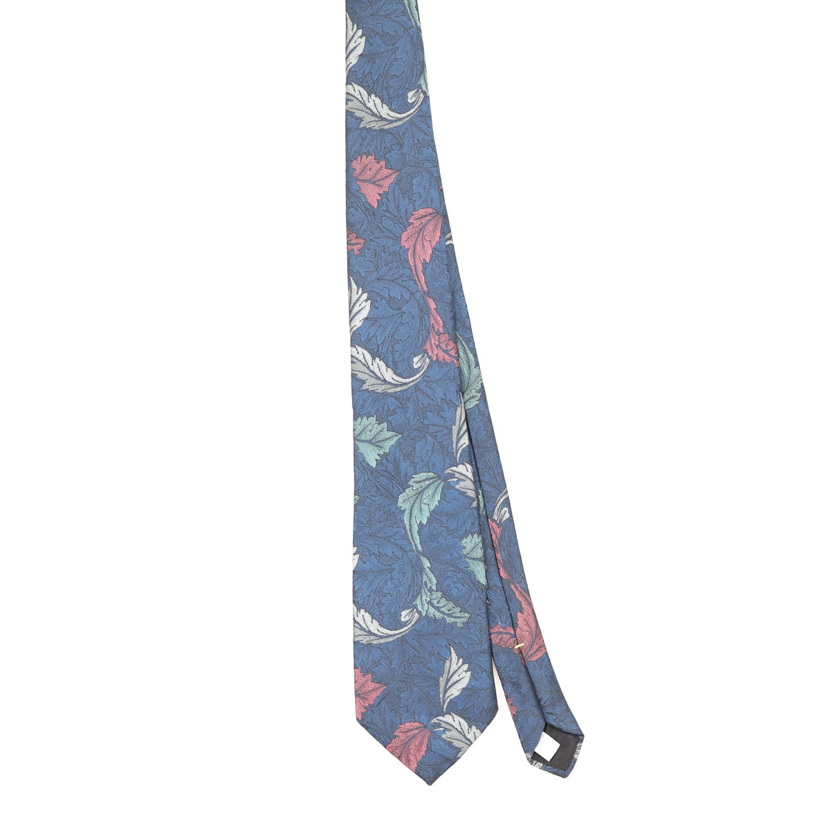 Front Front of Vintage 1990's Oscar De La Renta Floral Patterned Tie