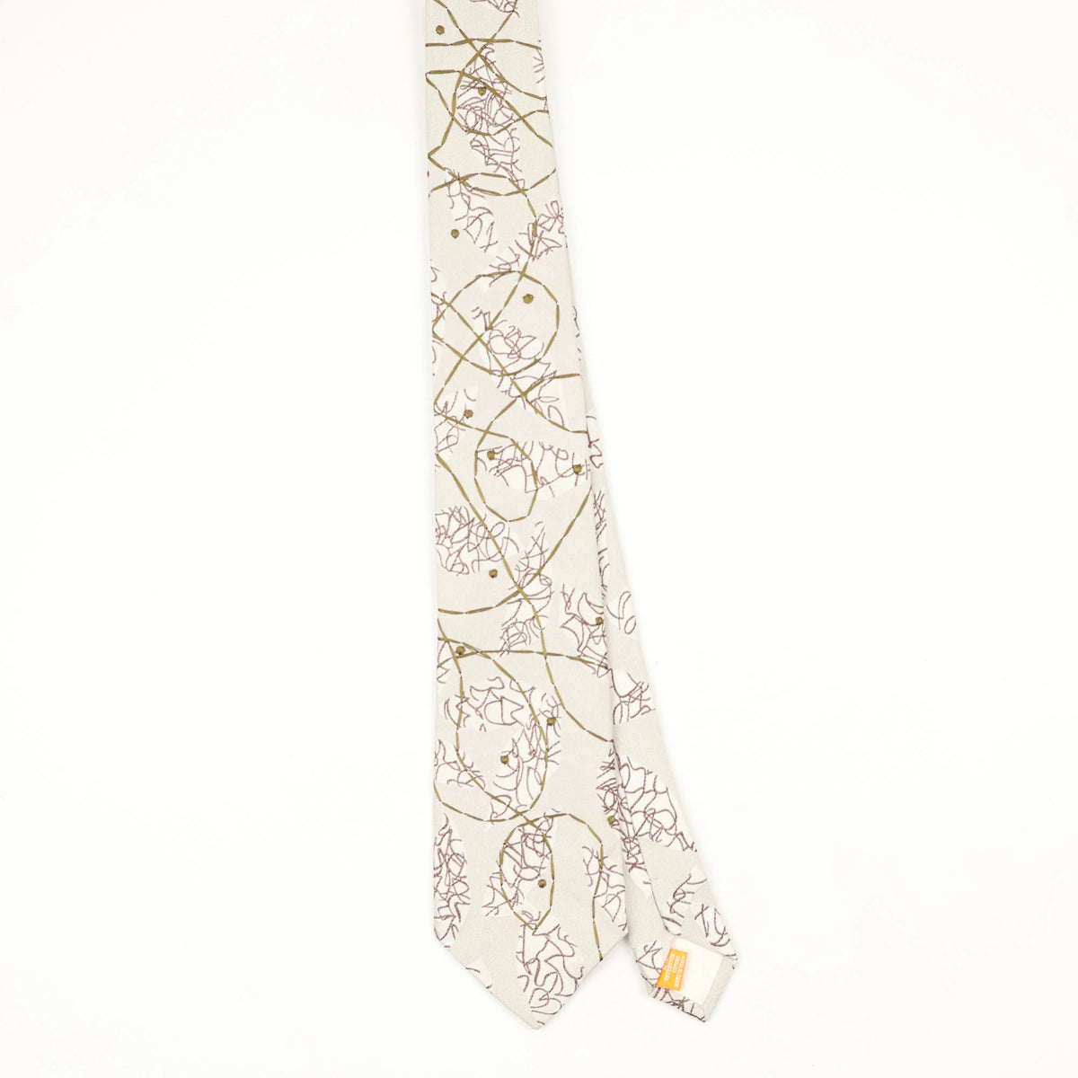 Front Front of Vintage 1990's Abstract Patterned Tie