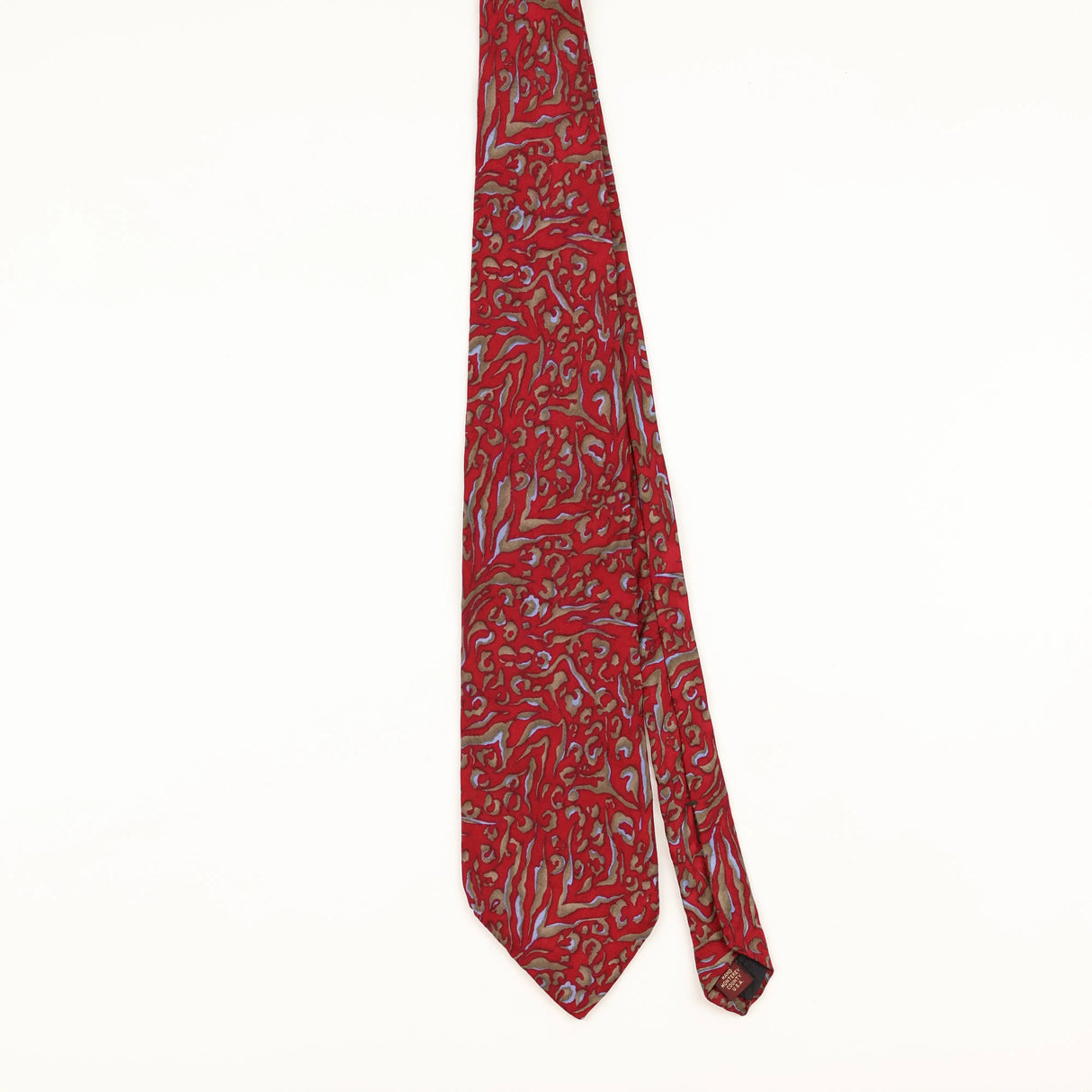 Front of Vintage 1990's Abstract Patterned Tie
