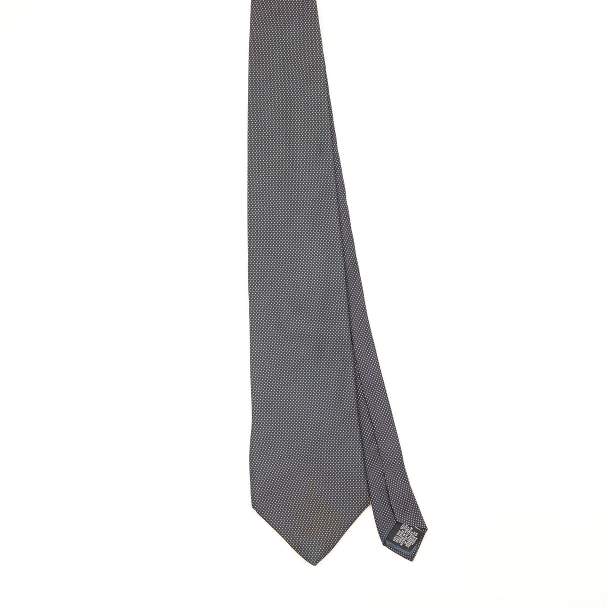 Front Front of Vintage 1990's Tie Rack Carlo Colombo Polka Dot Patterned Tie
