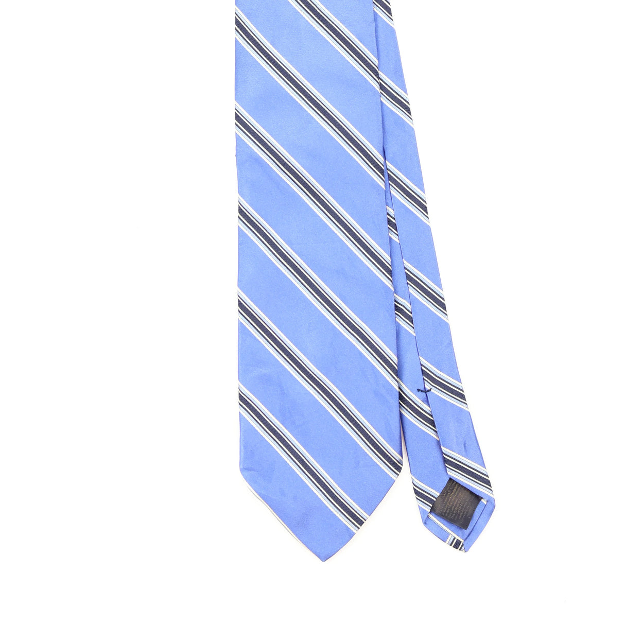 Front Front Detail of Vintage 1990's Brooks Brothers Striped Patterned Tie