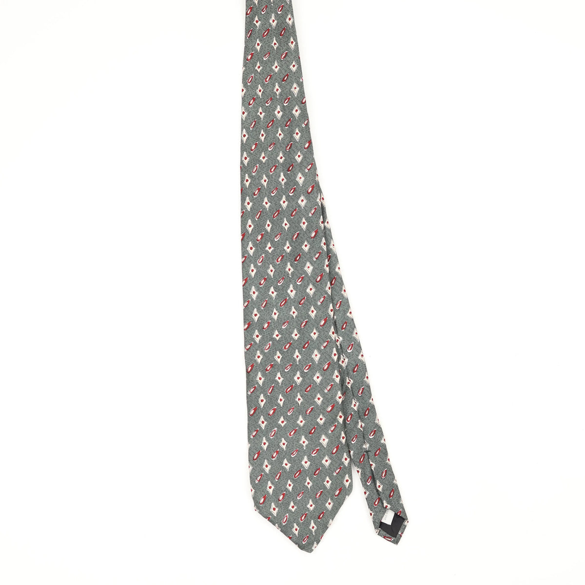 Front Front of Vintage 1990's Pierre Cardin Geometric Patterned Tie