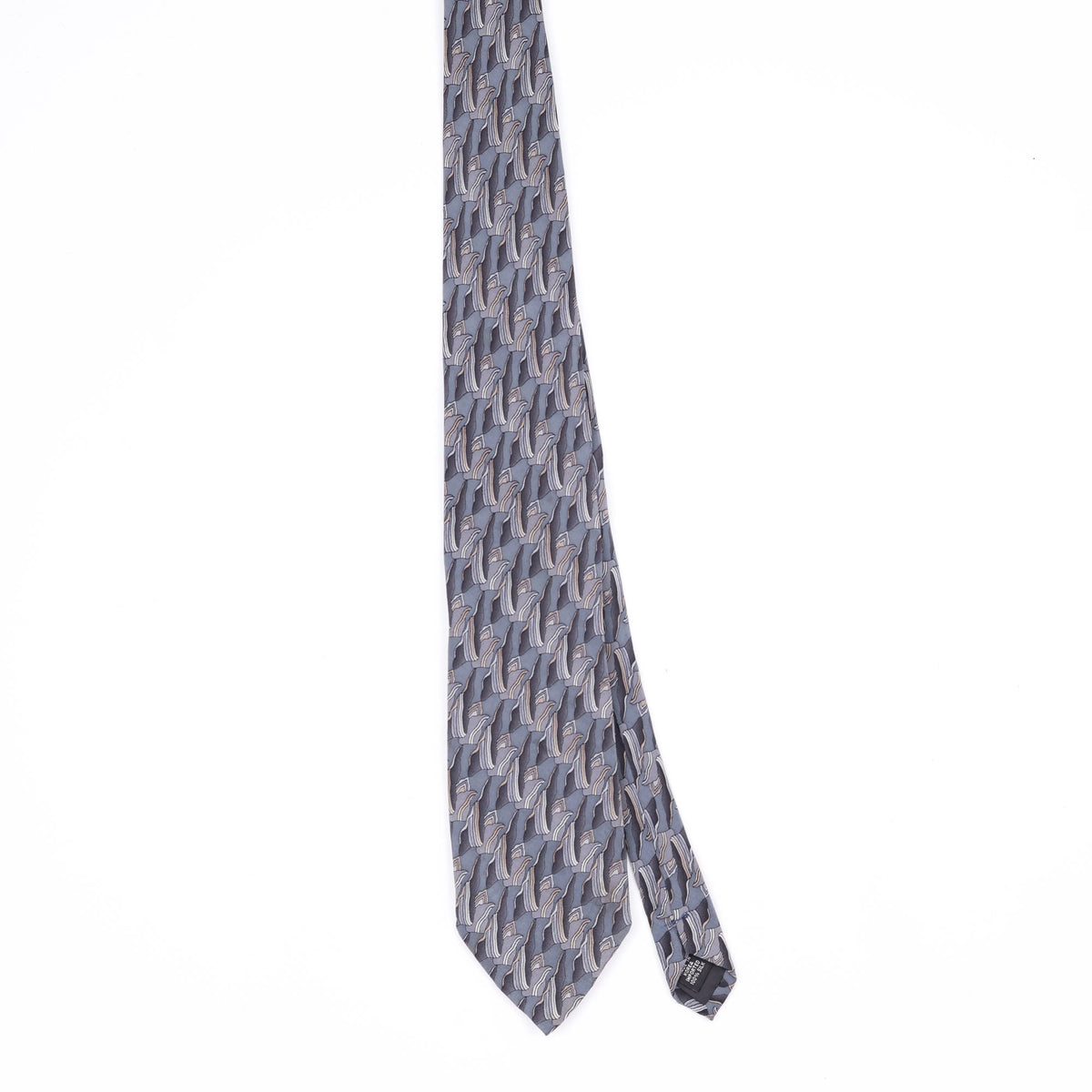 Front Front of Vintage 1990's Croft & Barrow Geometric Patterned Tie