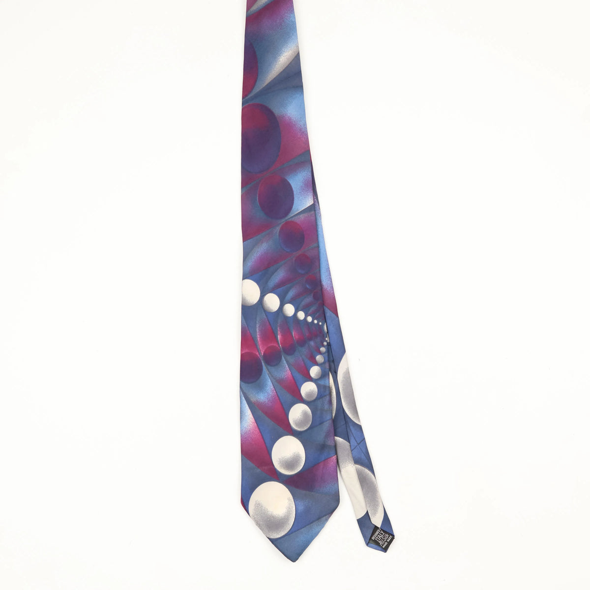 Front Front of Vintage 1990's Circles Geometric Patterned Tie