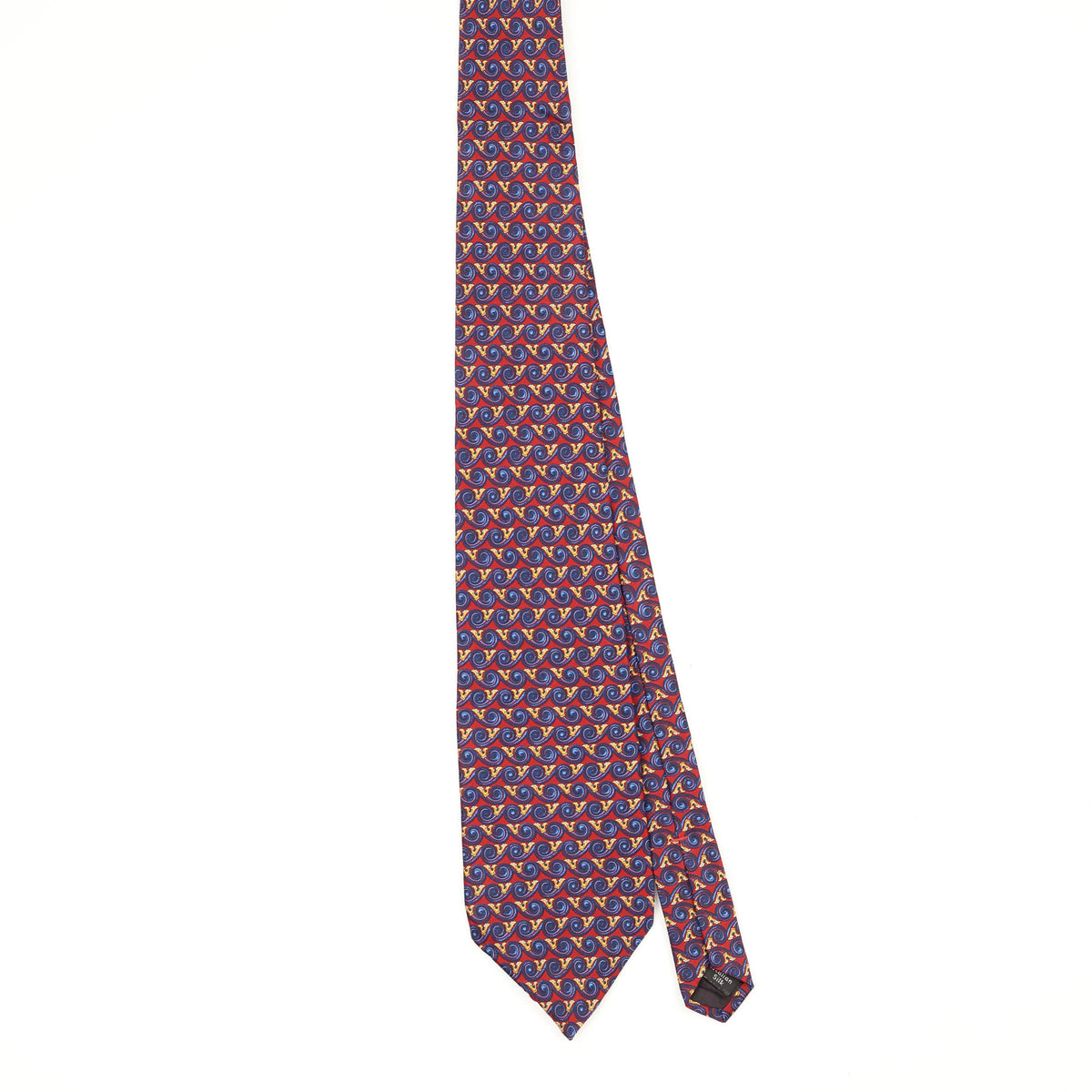 Front Front of Vintage 1990's Louis Feraud Paris Geometric Patterned Tie