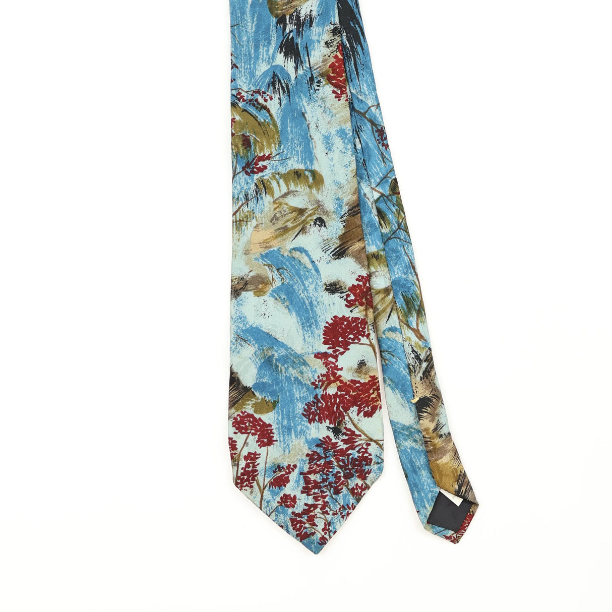 Front Front Detail of Vintage 1990's Abstract Patterned Tie