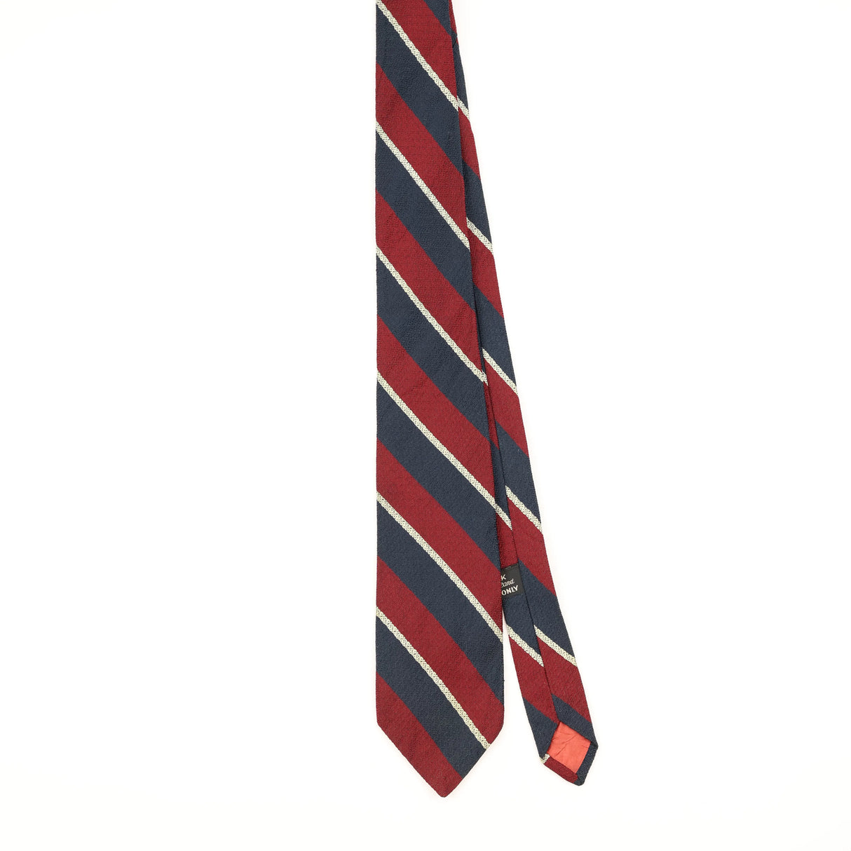 Front of Vintage 1990's Benson & Clegg Striped Patterned Tie
