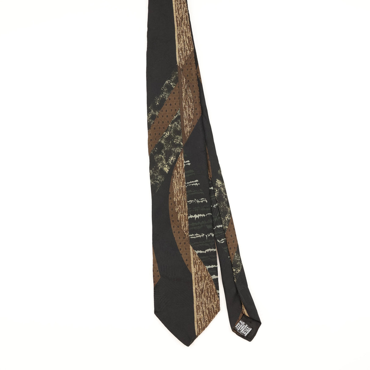 Front of Vintage 1990's Puritan Abstract Patterned Tie