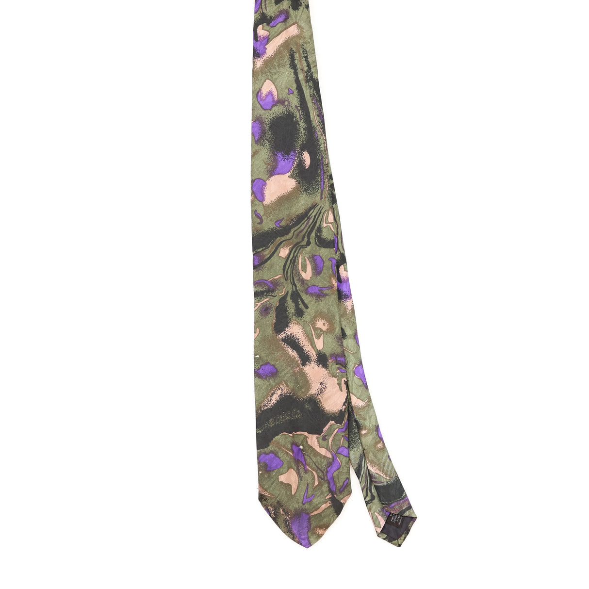 Front of Vintage 1990's Abstract Patterned Tie