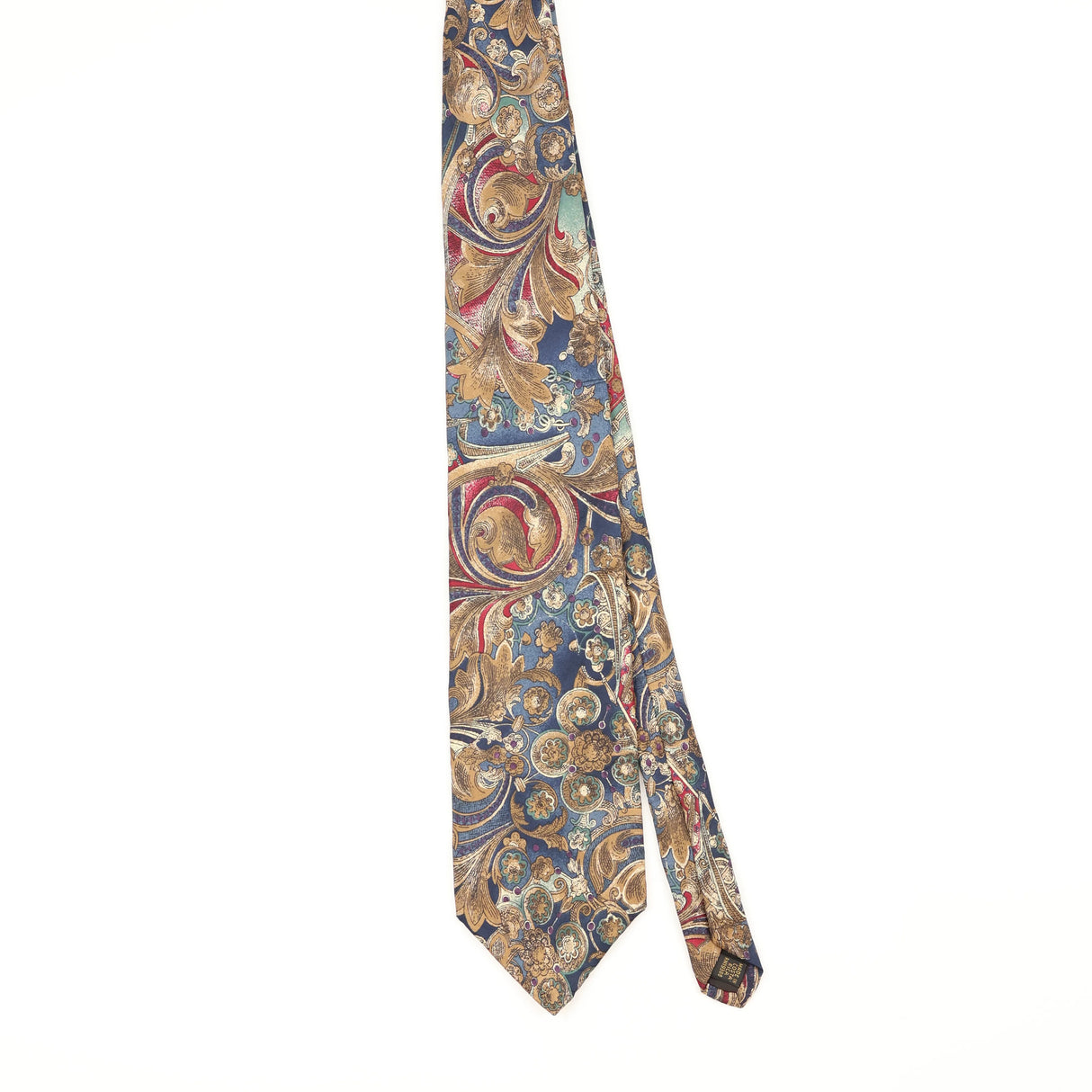 Front Front of Vintage 1990's Bill Blass Abstract Patterned Tie