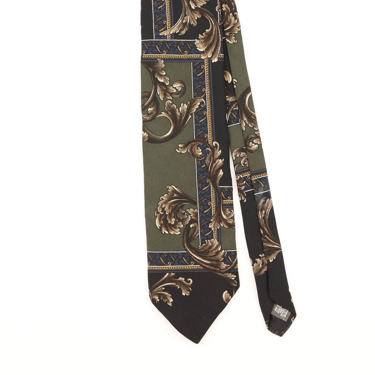 Front Detail of Vintage 1990's Puritan Abstract Patterned Tie