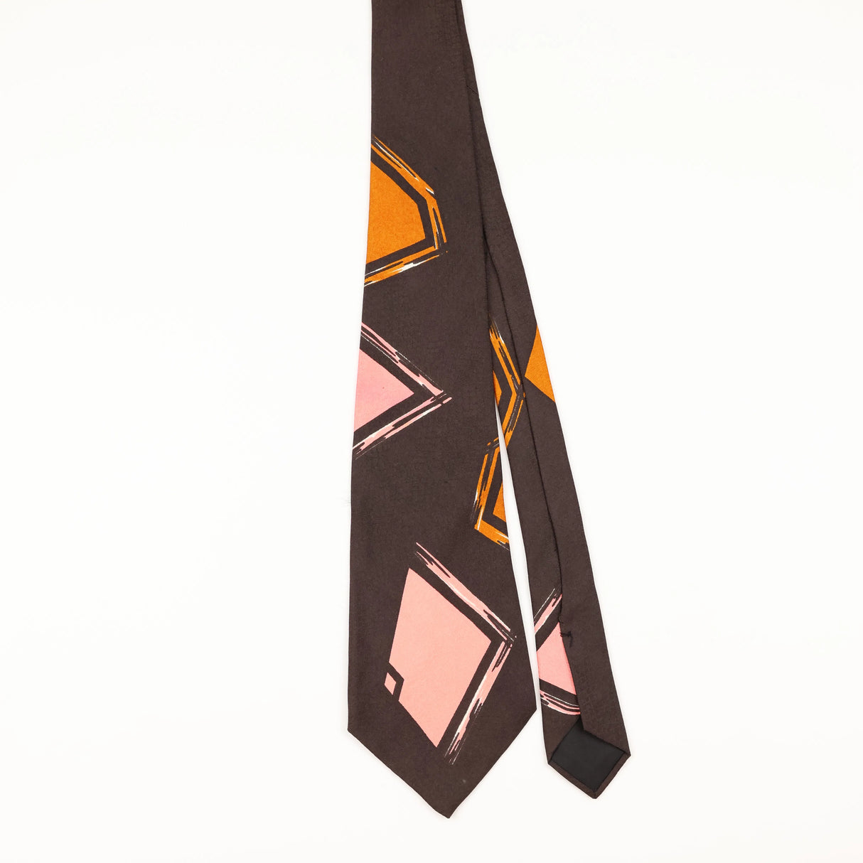 Front of Vintage 1980's Pierre Cardin Abstract Patterned Tie