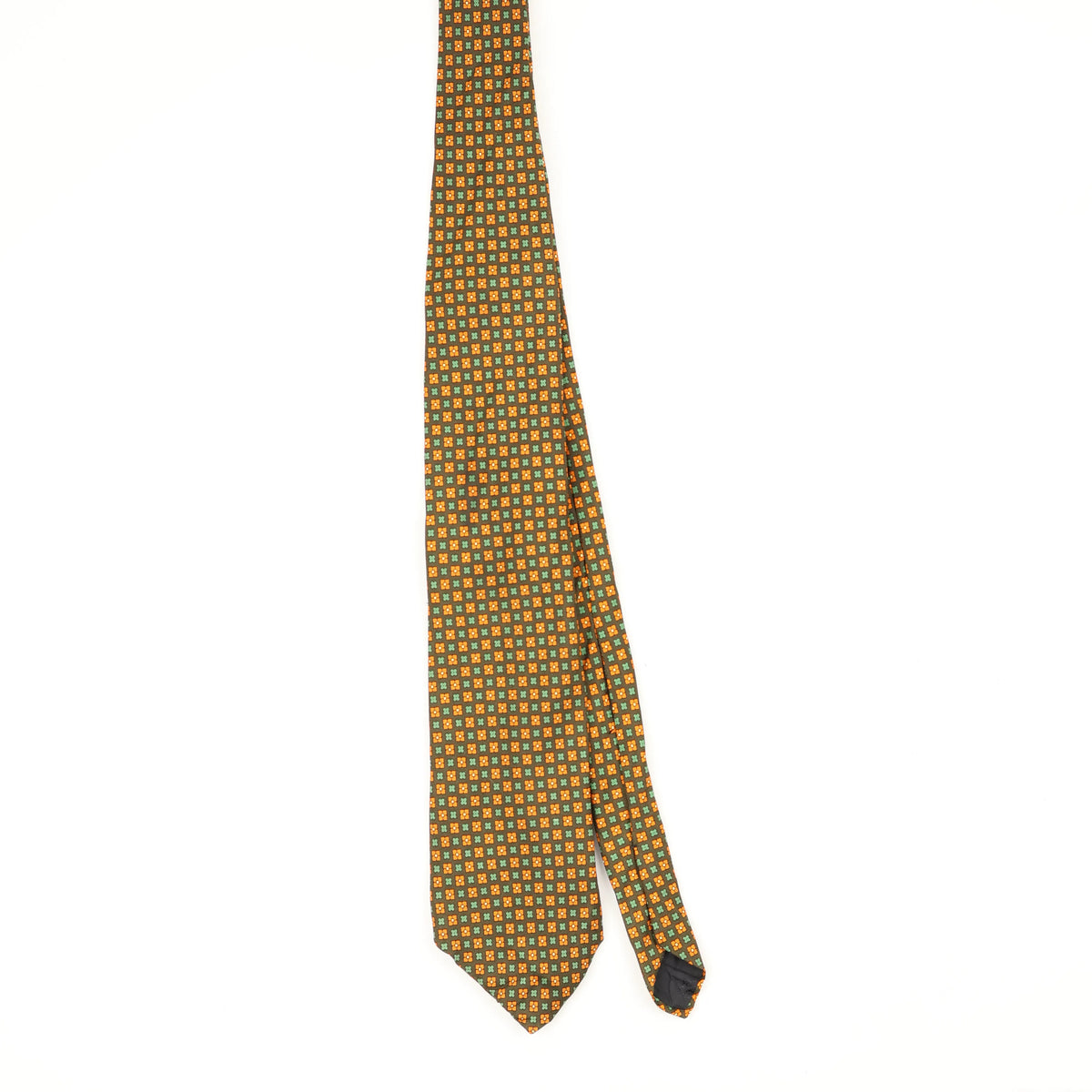 Front Front of Vintage 1990's Brooks Brothers Geometric Patterned Tie