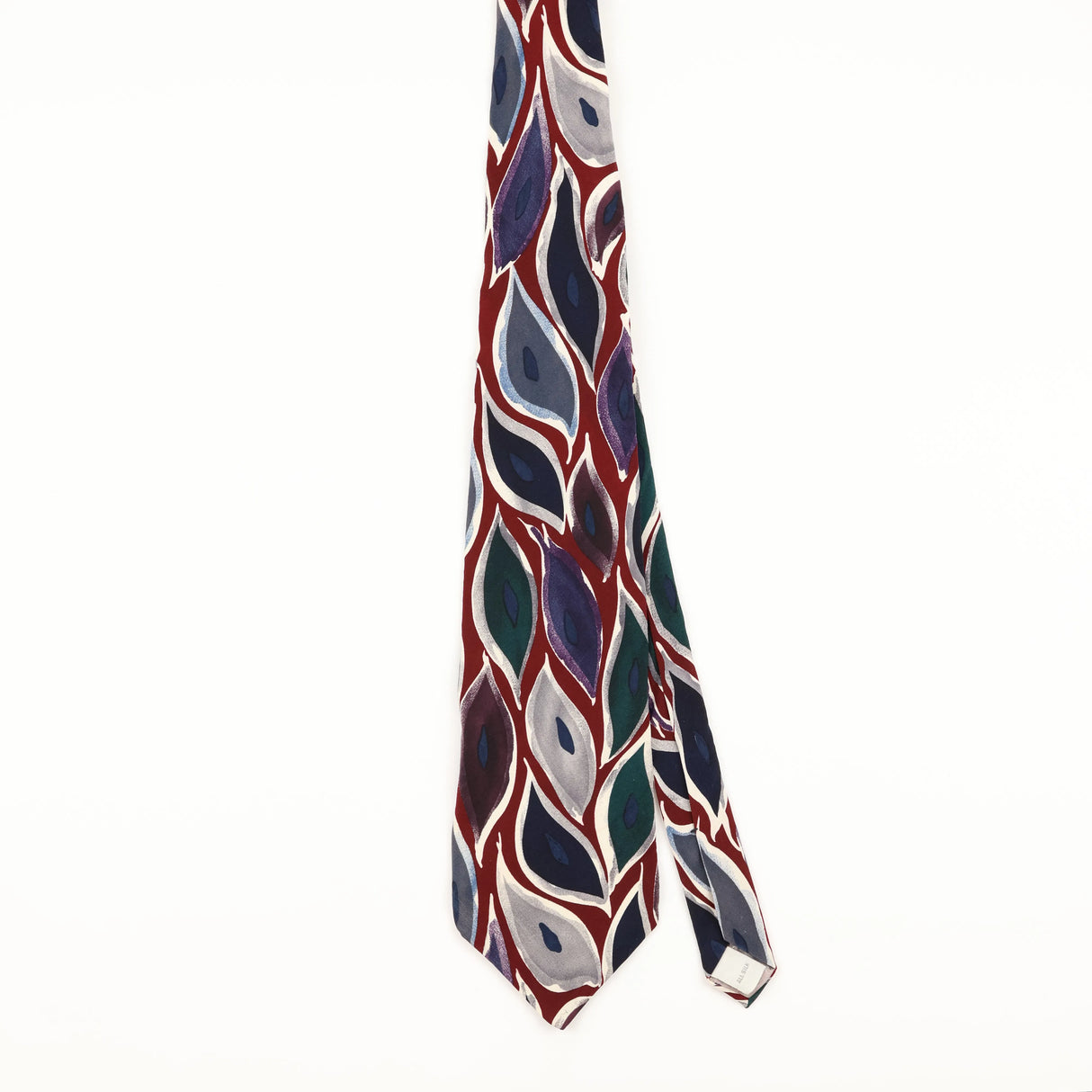 Front of Vintage Pierre Cardin Abstract Patterned Tie