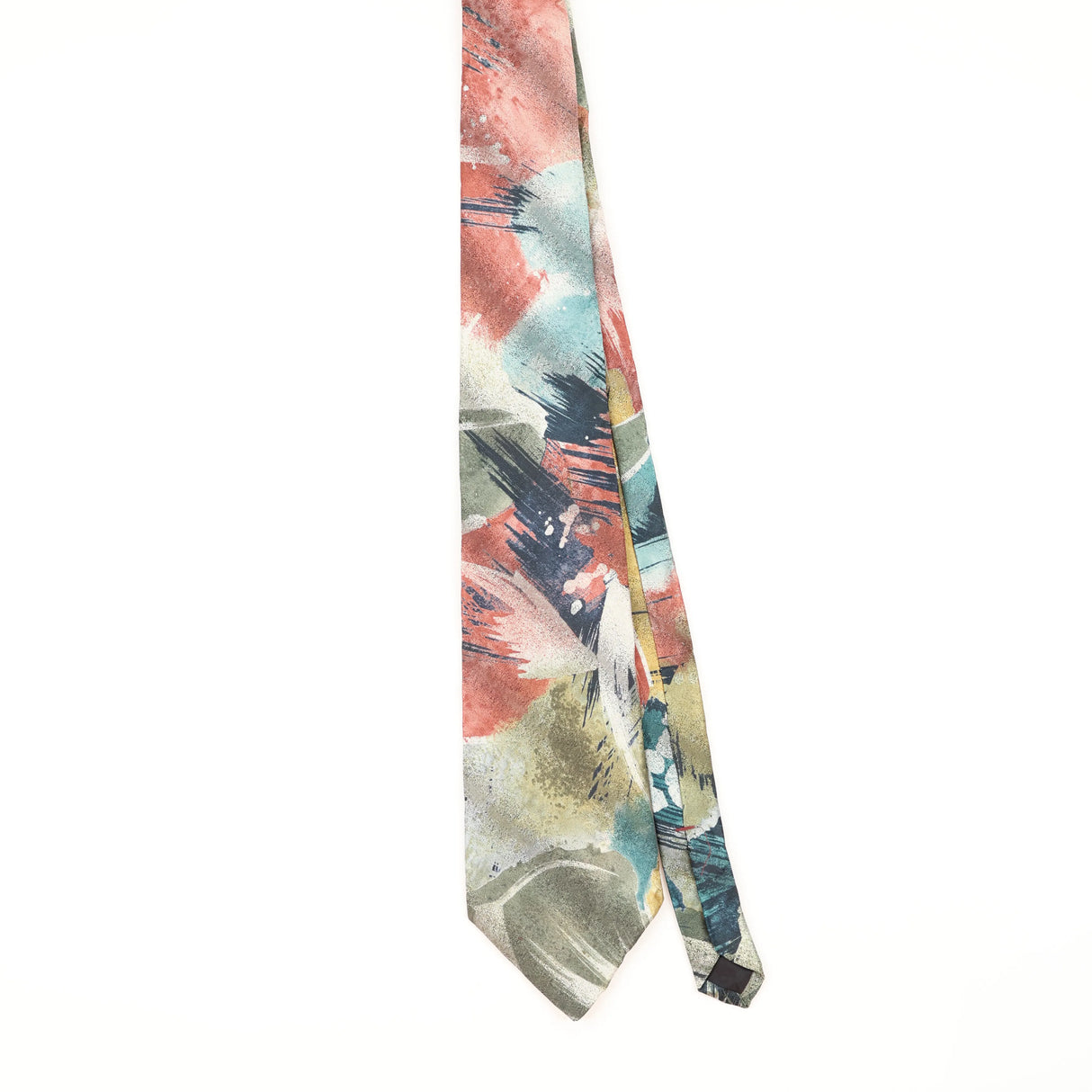 Front of Vintage 1990's Abstract Patterned Tie