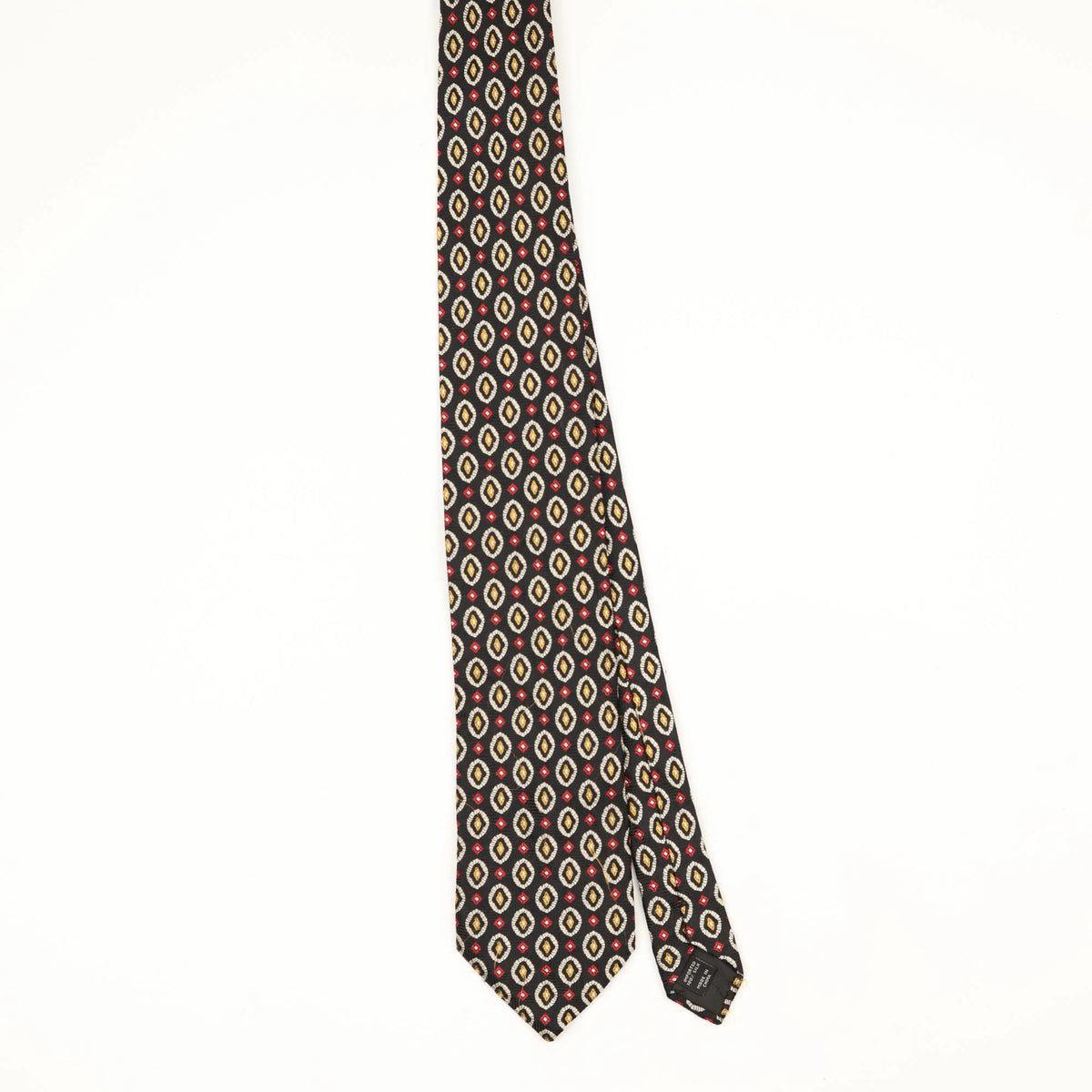 Front Front of Vintage Jos. A. Bank Geometric Patterned Tie