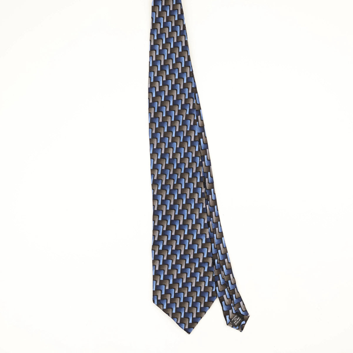 Front Front of Vintage 1990's Grateful Dead Geometric Patterned Tie