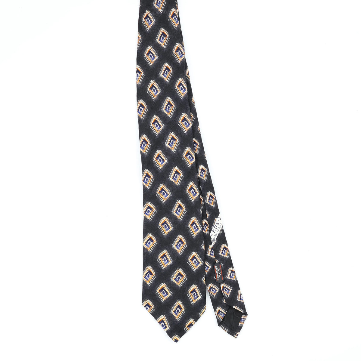 Front Front of Vintage 1990's Jz Richards Geometric Patterned Tie