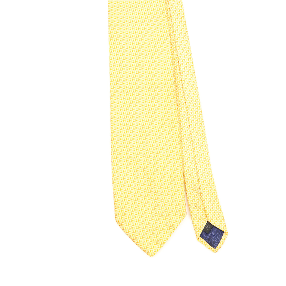 Front Detail of Vintage 1990's Jaeger Geometric Patterned Tie
