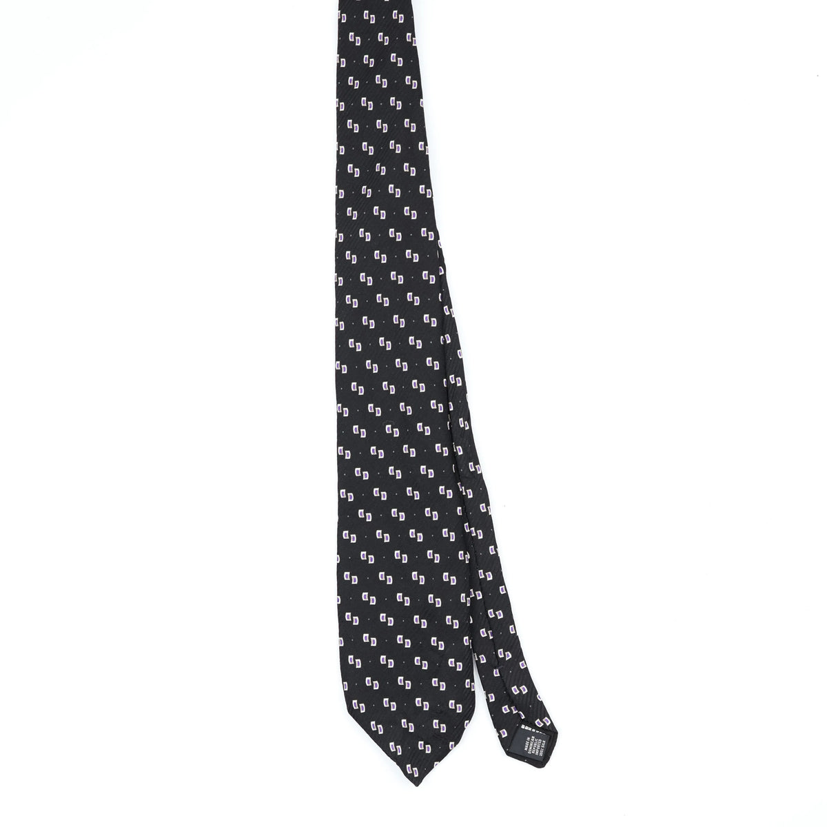 Front Front of Vintage U.S. Polo Assn. Geometric Patterned Tie