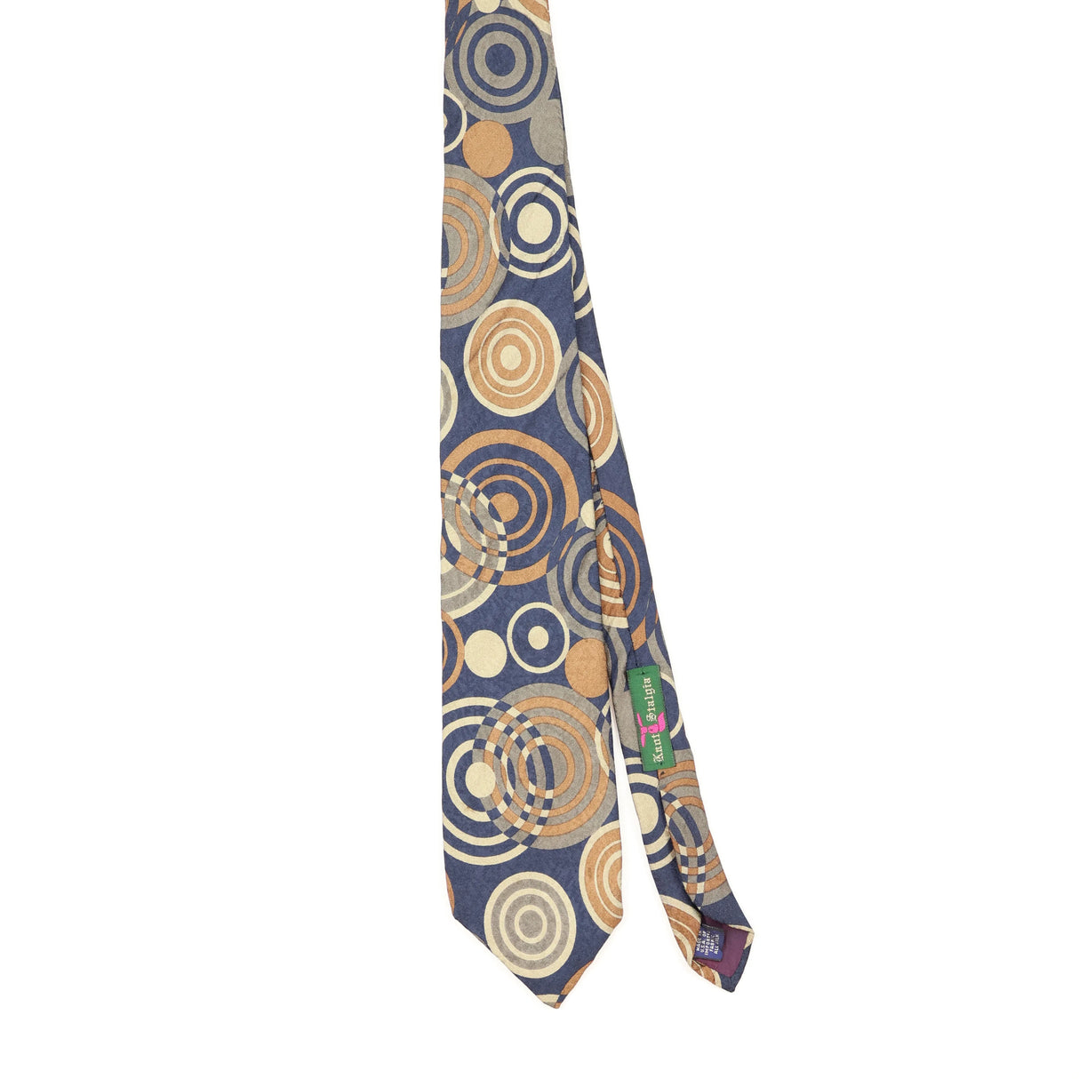 Front of Vintage 1990's Geometric Patterned Tie