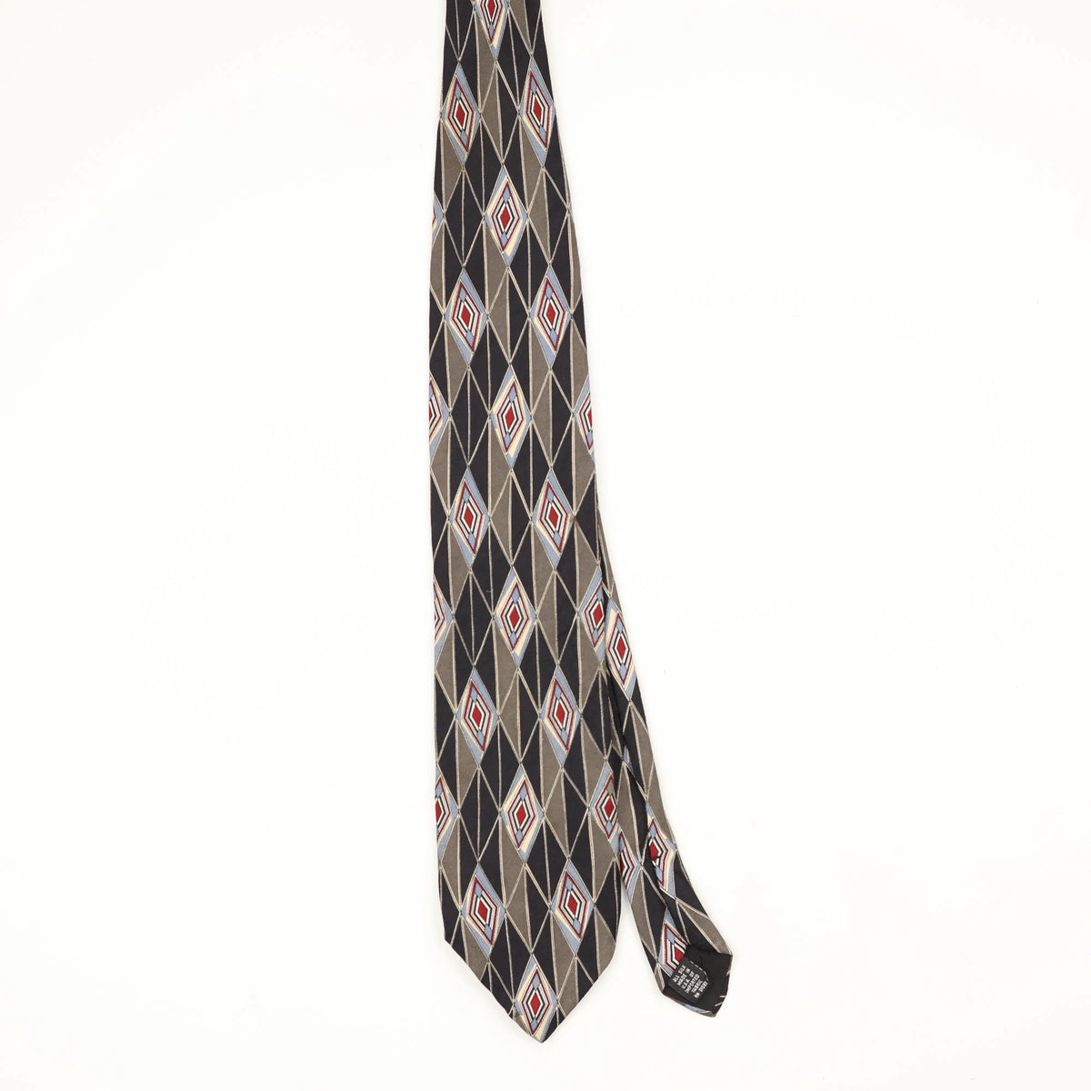Front Front of Vintage 1990's Haggar Geometric Patterned Tie