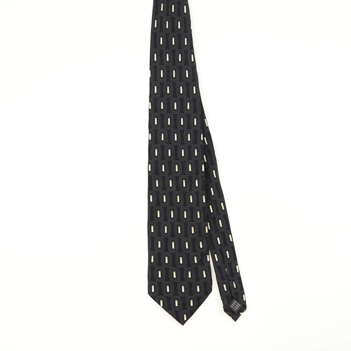Front Front of Vintage 1990's Croft & Barrow Geometric Patterned Tie