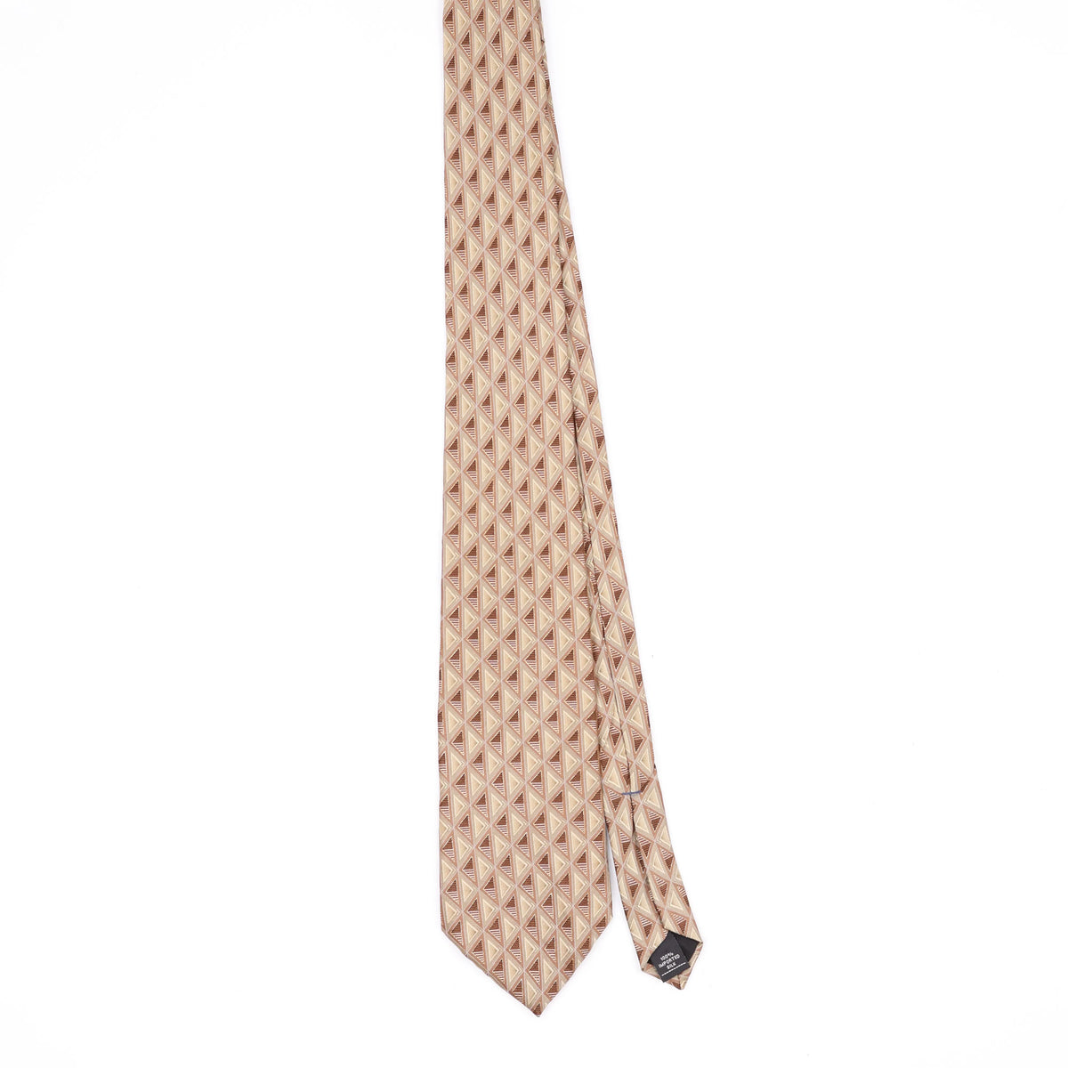 Front Front of Vintage 1990's Geometric Patterned Tie