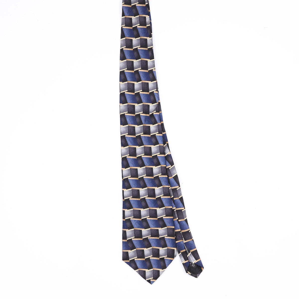 Front Front of Vintage 1990's Van Heusen Geometric Patterned Tie
