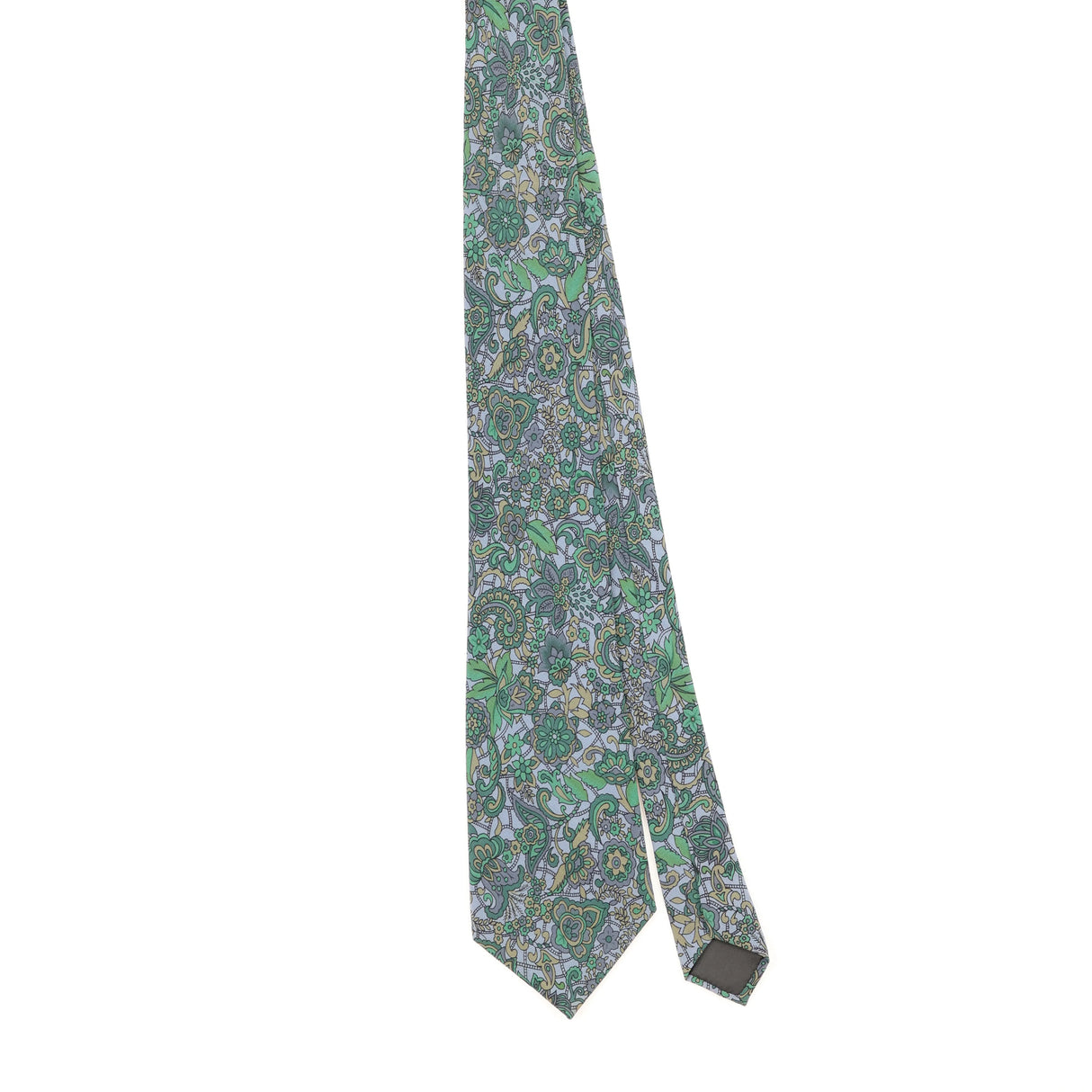 Front of Vintage 1980's Pierre Cardin Floral Patterned Tie