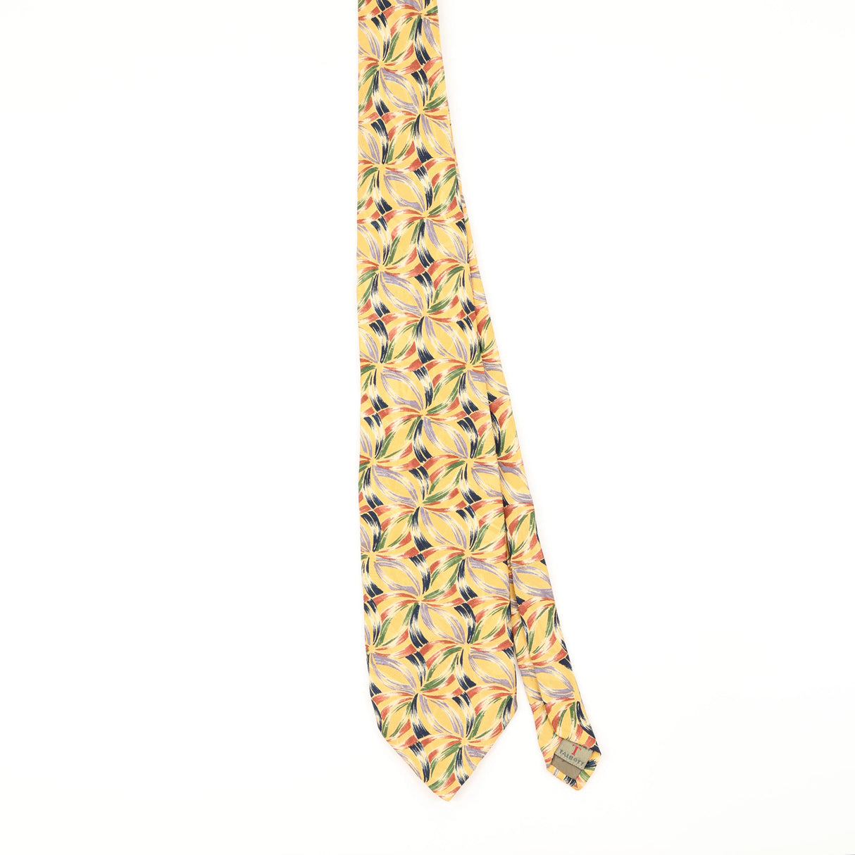 Front of Vintage 1990's Robert Talbott Geometric Patterned Tie