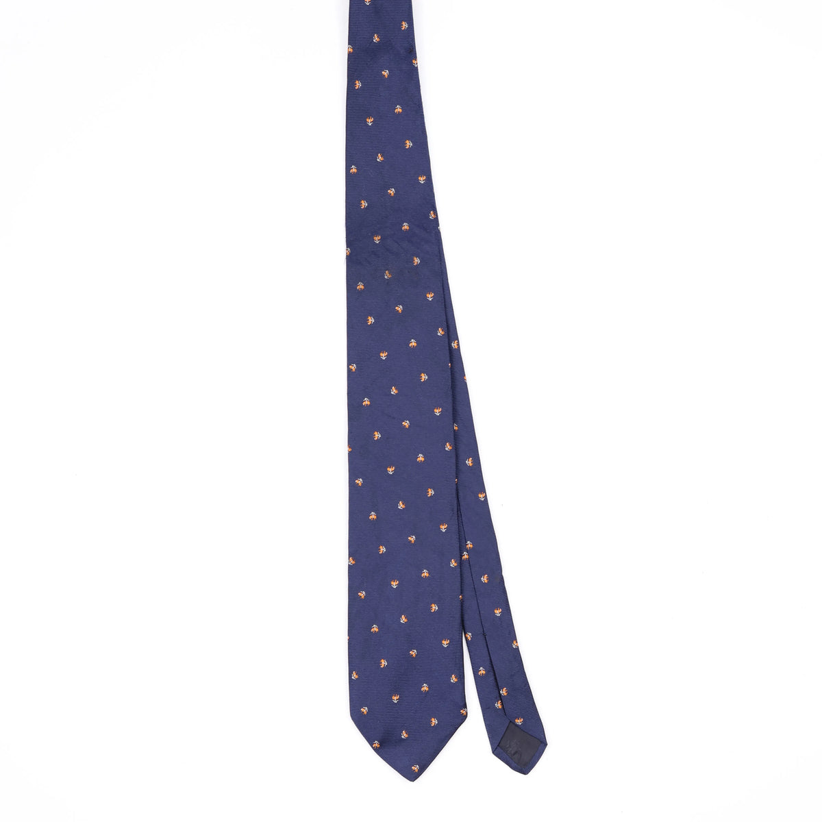 Front Front of Vintage 1990's Brooks Brothers Foulard Geometric Patterned Tie