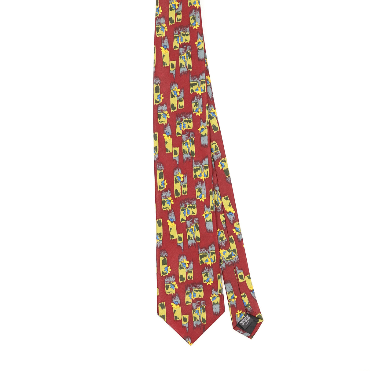 Front Front of Vintage Tootal Abstract Patterned Tie