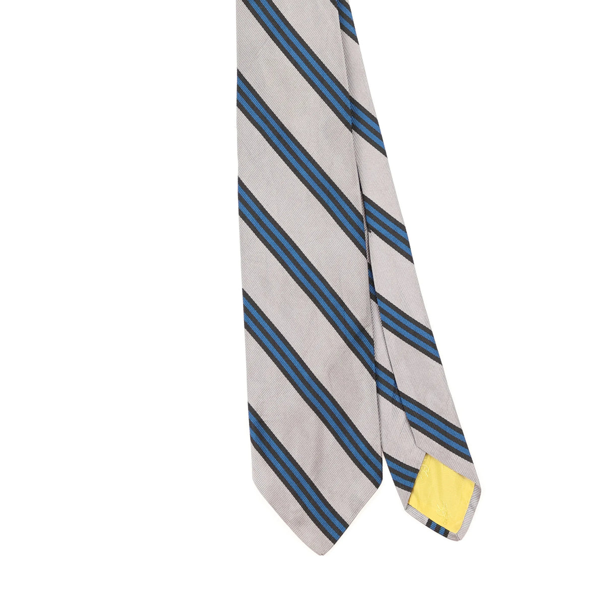 Front Front Detail of Vintage 1990's Brooks Brothers Striped Patterned Tie