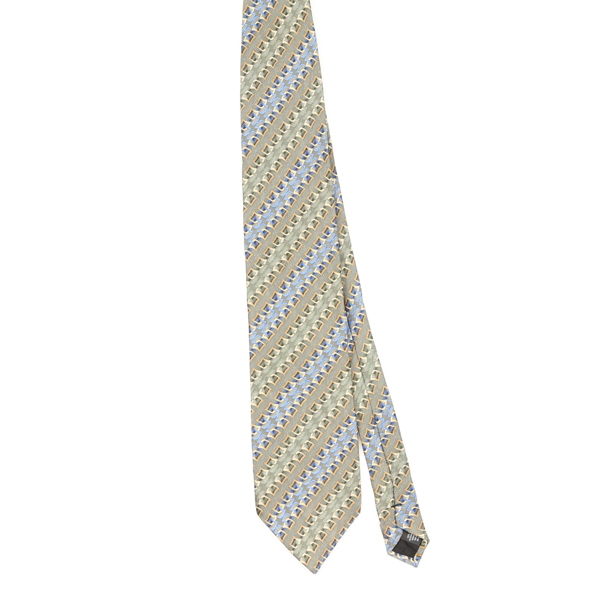 Front Front of Vintage Puritan Geometric Patterned Tie