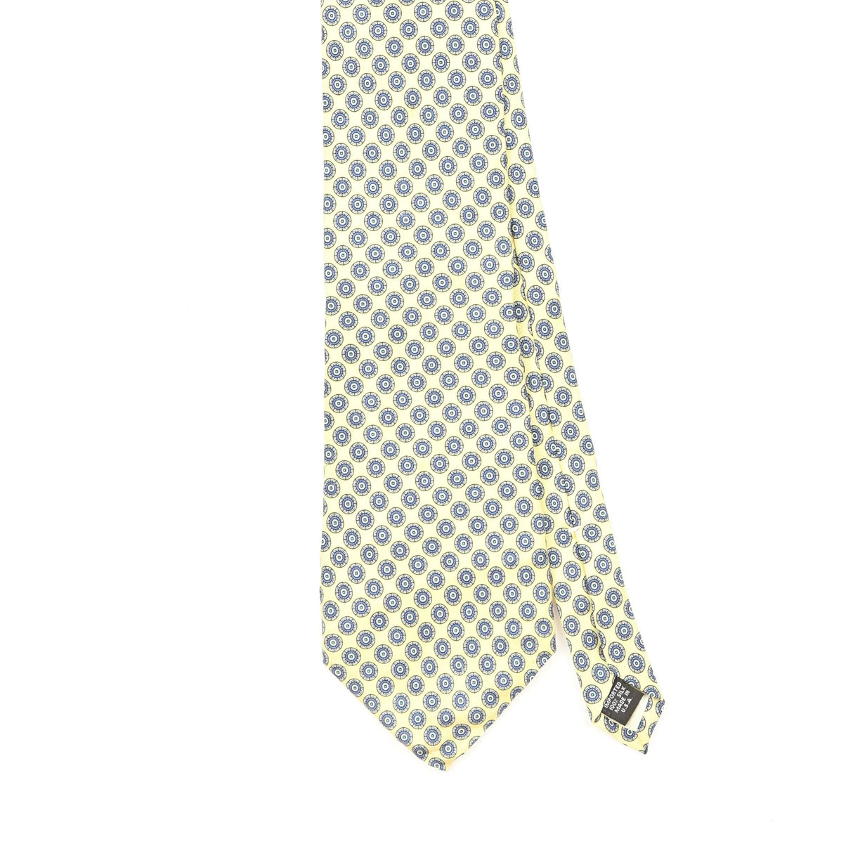 Front Front Detail of Vintage 1990's Gant Geometric Patterned Tie