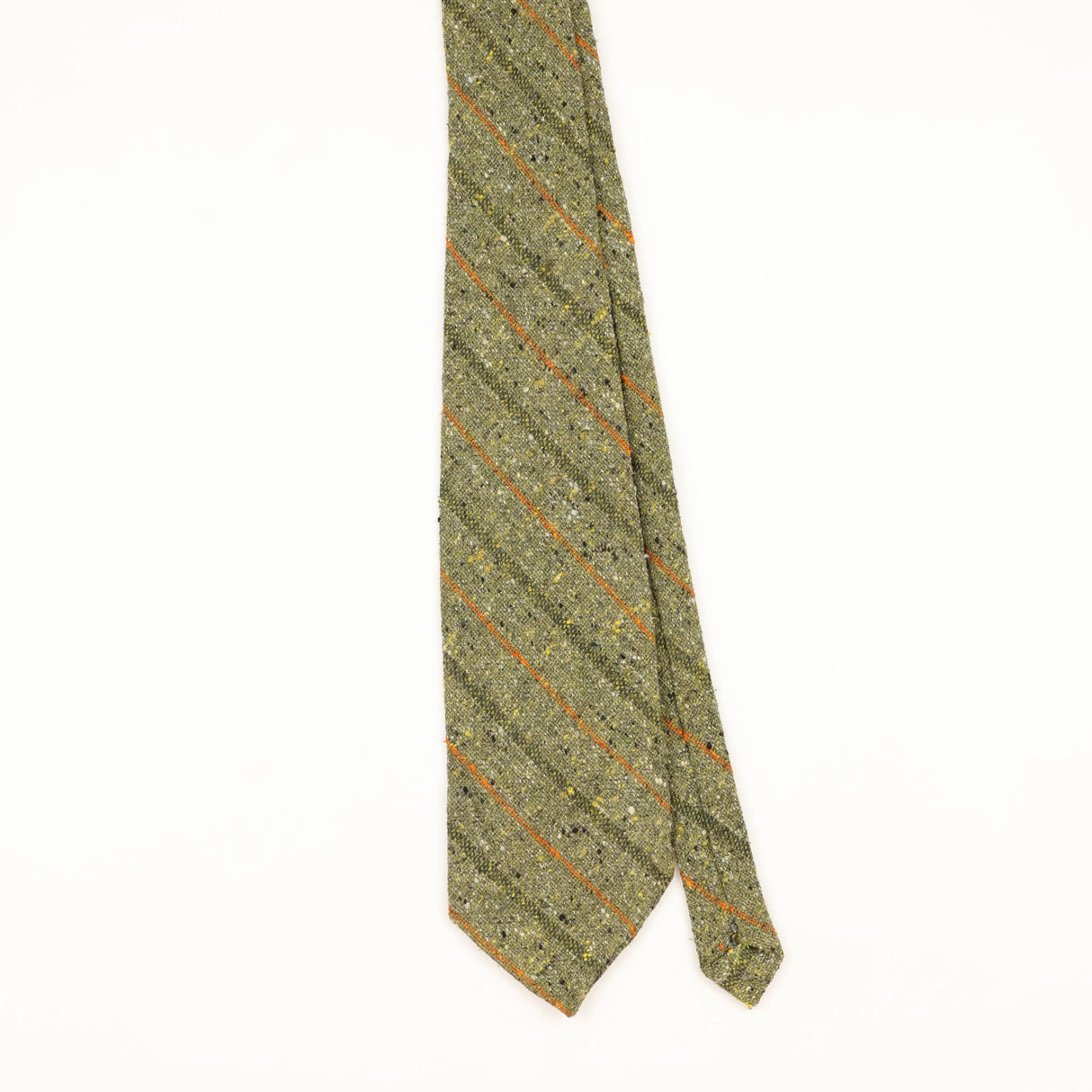 Front of Vintage 1970's Striped Patterned Tie